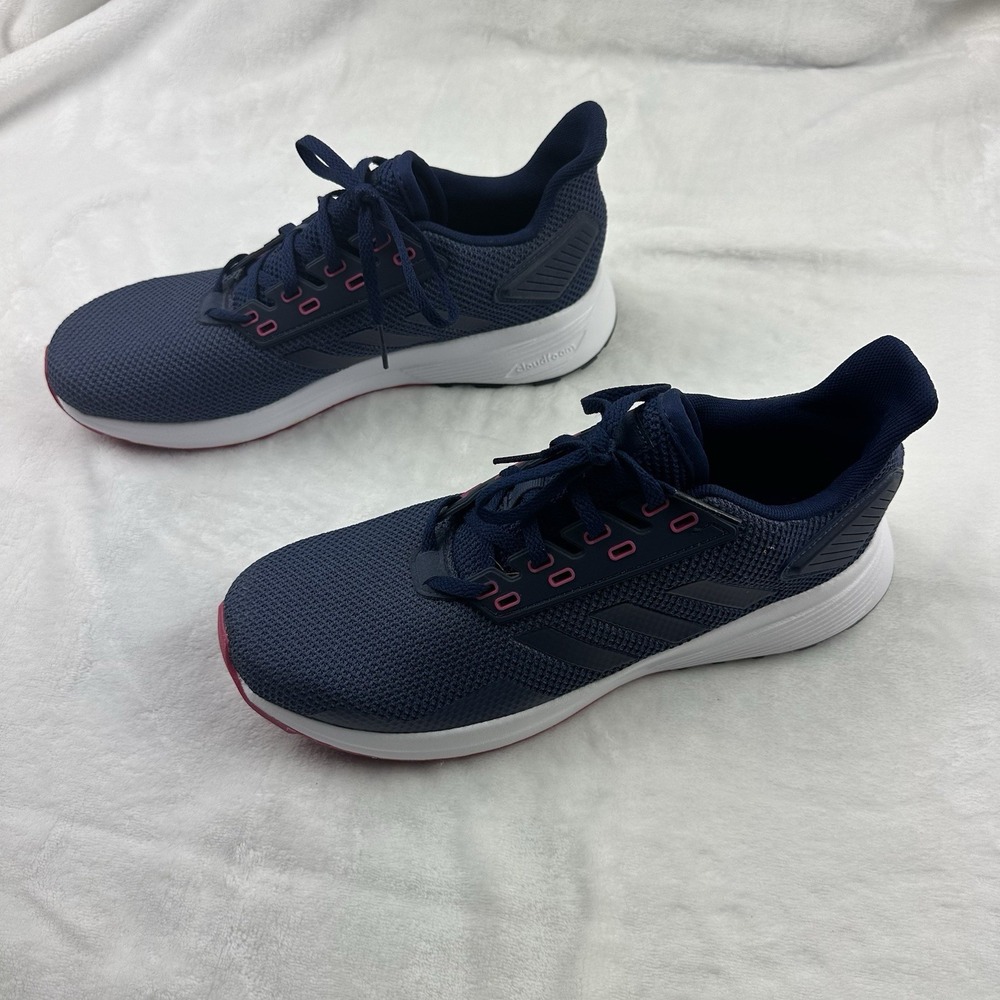 Adidas Duramo Shoes Women's 9.5 Blue w/ Pink Accents Running & Jogging